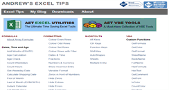 Desktop Screenshot of andrewsexceltips.net